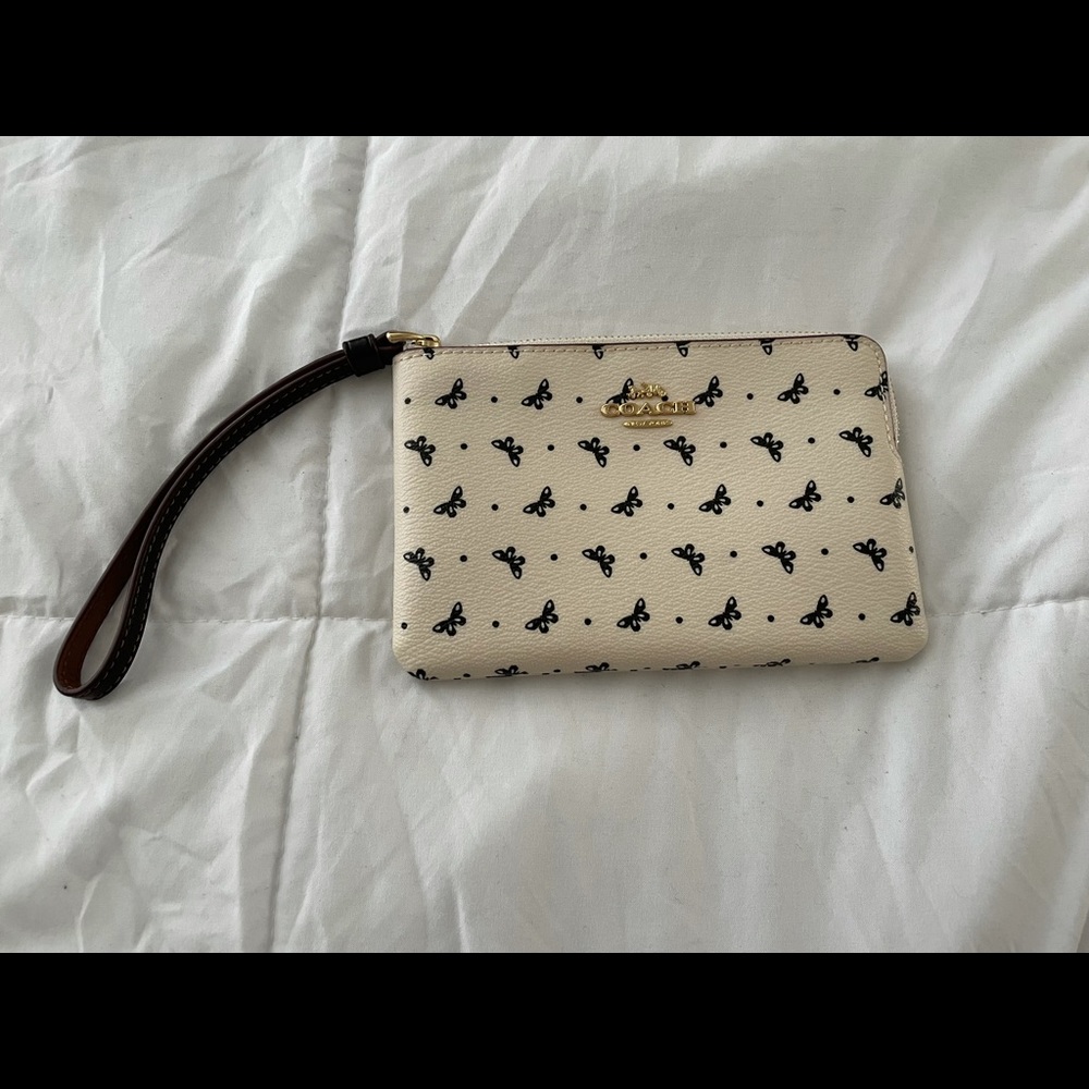 Coach Butterfly Wristlet